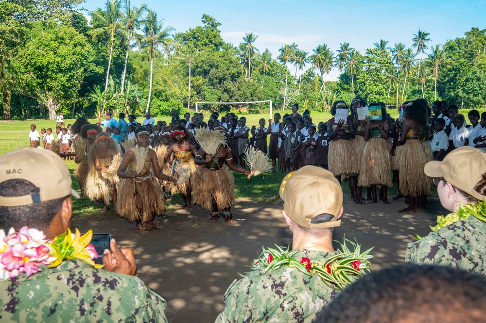 Pacific Partnership 2022 visits Francis Primary School