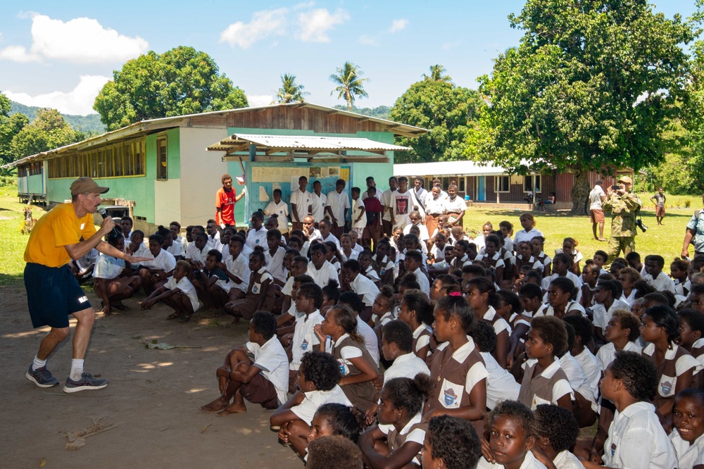 Pacific Partnership 2022 visits Francis Primary School