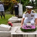 Pacific Partnership 2022 Mission Commander visits Sir Jacob C. Vouza’s grave