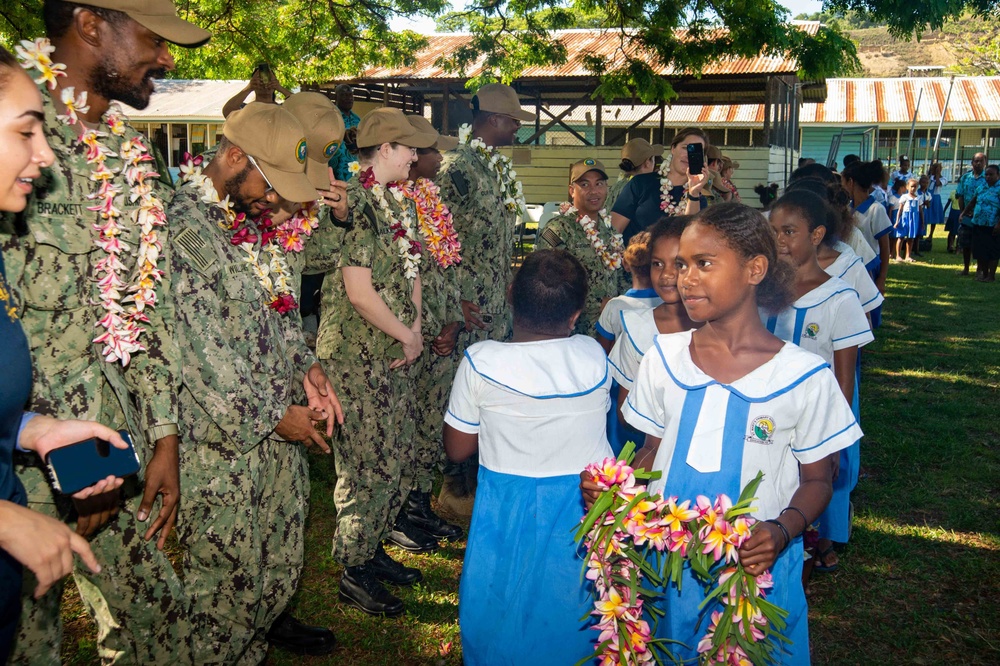 Pacific Partnership 2022 visits Morara Primary School