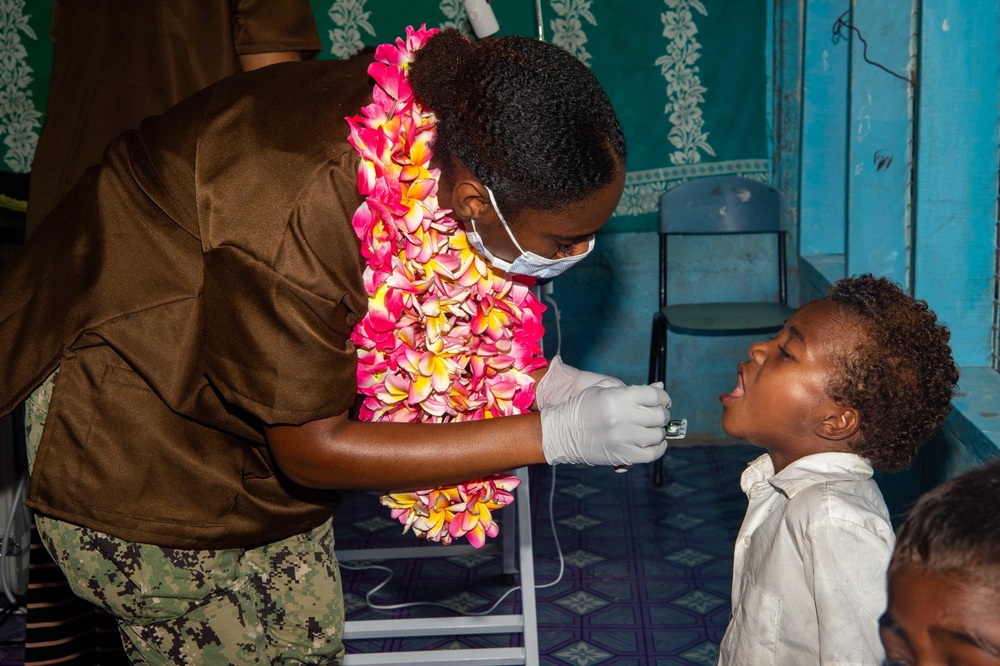 Pacific Partnership 2022 visits Morara Primary School