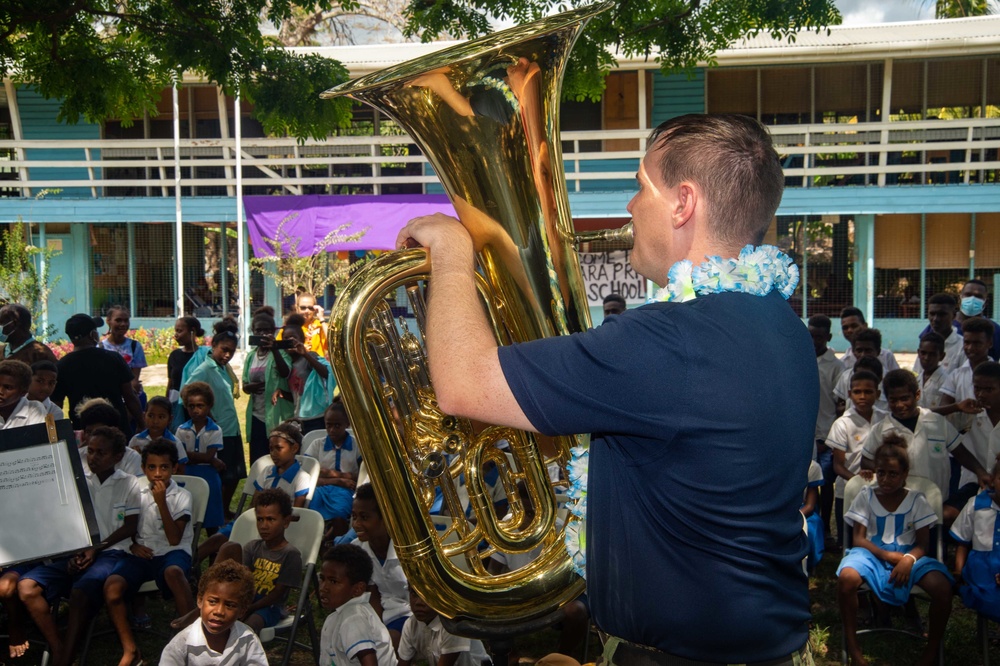 Pacific Partnership 2022 visits Morara Primary School