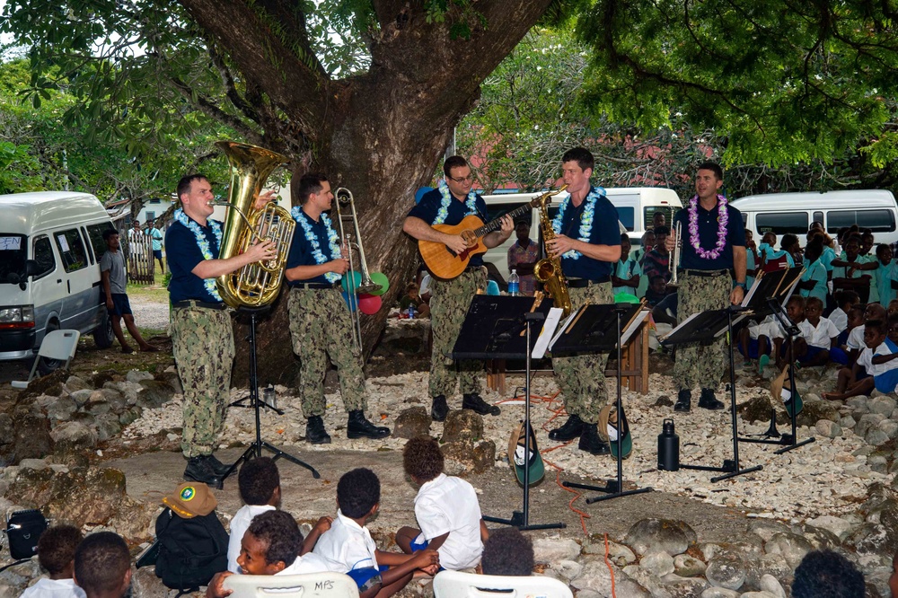 Pacific Partnership 2022 visits Morara Primary School