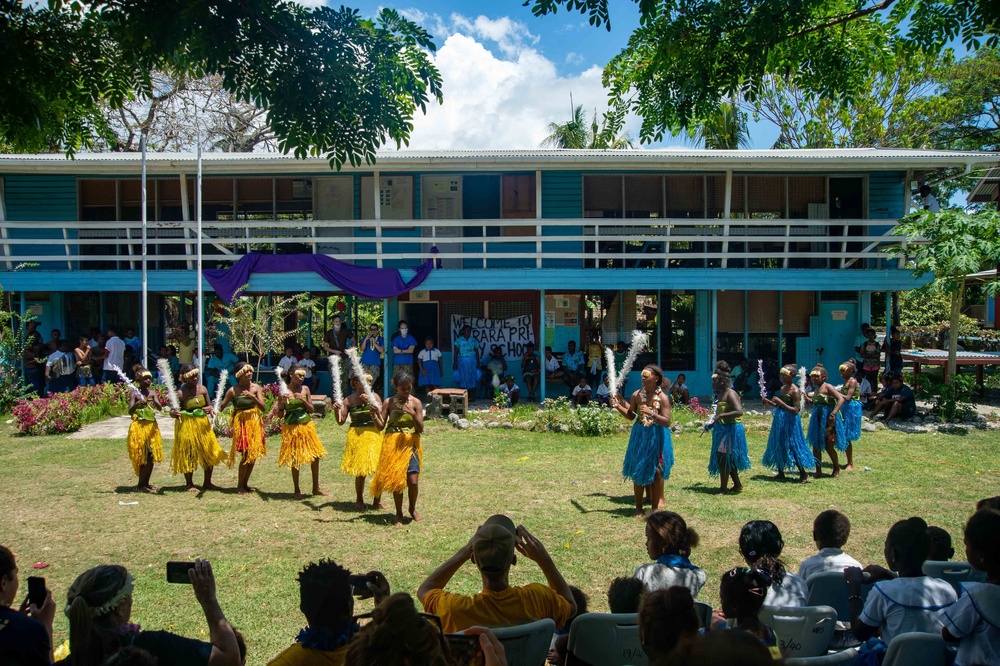 Pacific Partnership 2022 visits Morara Primary School