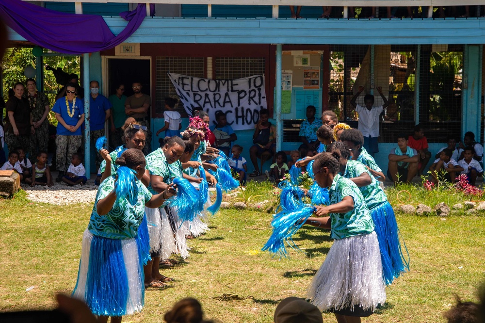 Pacific Partnership 2022 visits Morara Primary School