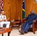 Pacific Partnership 2022 Mission Commander Visits Solomon Islands Prime Minister