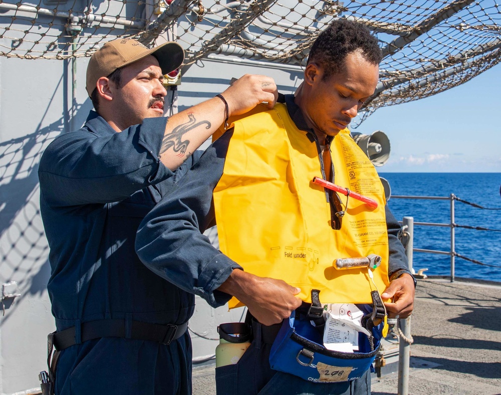 Daily Operations Aboard USS Leyte Gulf (CG 55)
