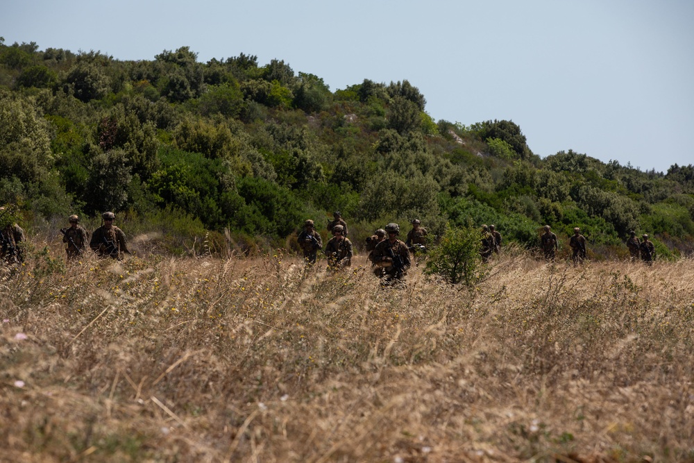 Echo Company TRAP Training with Italian Marines