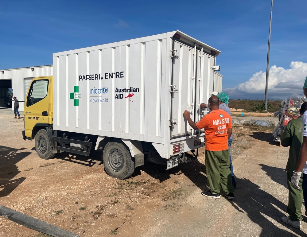 Pacific Angel 22-4, 143rd AW delivers personnel and supplies