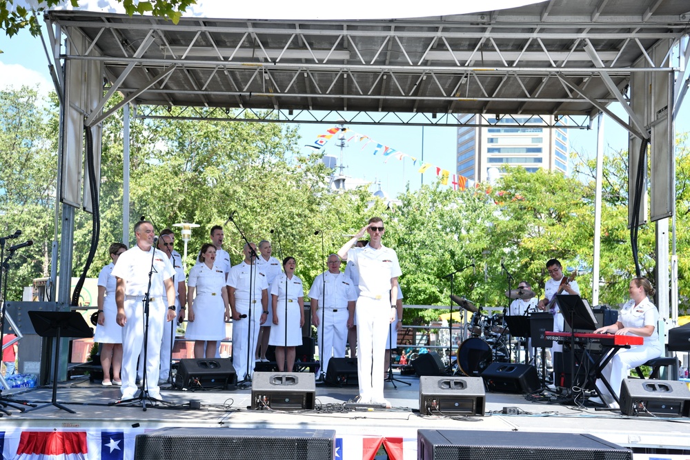 Sea Chanters Perform at Maryland Fleet Week &amp; Flyover 2022