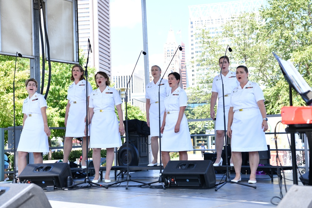 Sea Chanters Performance at Maryland Fleet Week &amp; Flyover 2022