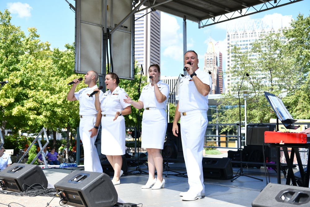 Sea Chanters Performance at Maryland Fleet Week &amp; Flyover 2022