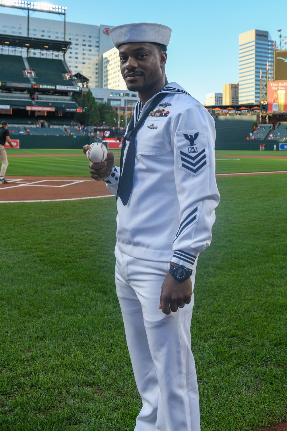 Sailors Attend Orioles Game during Maryland Fleet Week and Flyover 2022