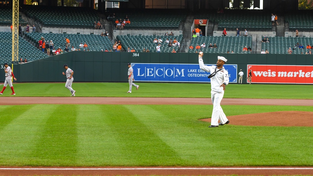 Sailors Attend Orioles Game During Maryland Fleet Week and Flyover 2022