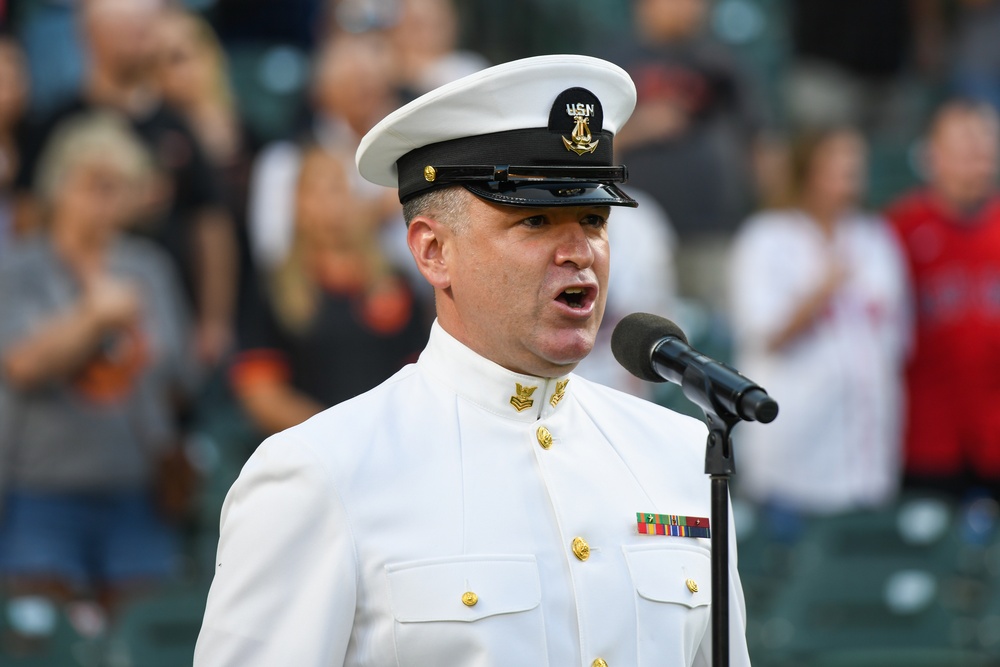 Sailors Attend the Orioles Game During Maryland Fleet Week and Flyover 2022