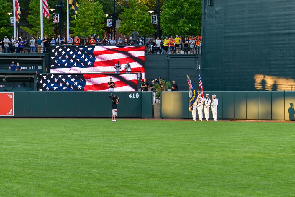 Sailors Attend Orioles Game During Maryland Fleet Week and Flyover 2022
