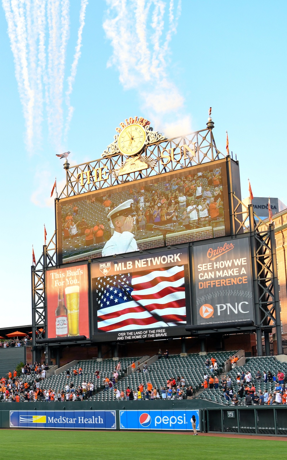 Sailors Attend Orioles Game During Maryland Fleet Week and Flyover 2022