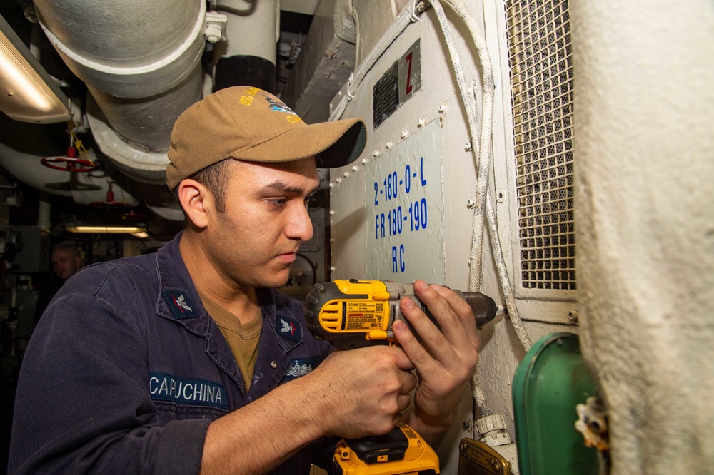 The Harry S. Truman Carrier Strike Group is operating in the Atlantic Ocean in support of naval operations to maintain maritime stability and security in order to ensure access, deter aggression and defend U.S., allied and partner interest.