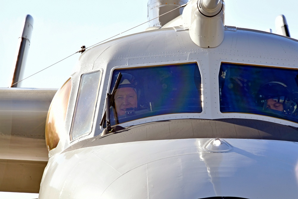 Navy &quot;Air Boss&quot; takes flight at Point Mugu