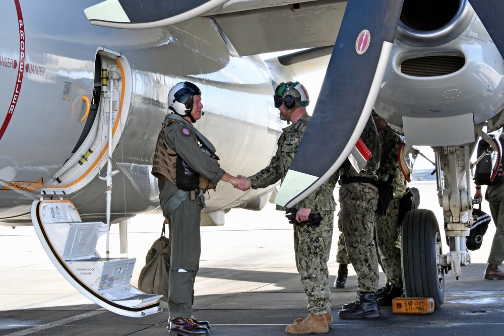 Navy &quot;Air Boss&quot; takes flight at Point Mugu