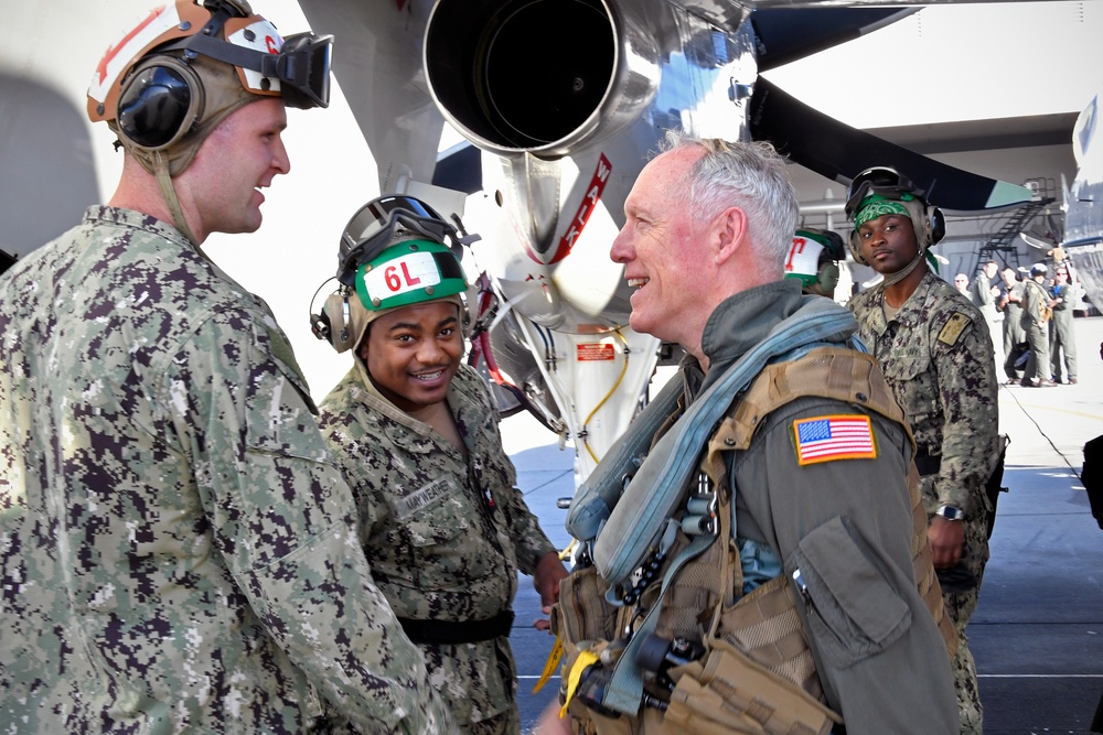 Navy &quot;Air Boss&quot; takes flight at Point Mugu