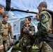 UNITAS 2022: U.S. Marines and Brazilian Marines parachute from a UH-1Y Venom