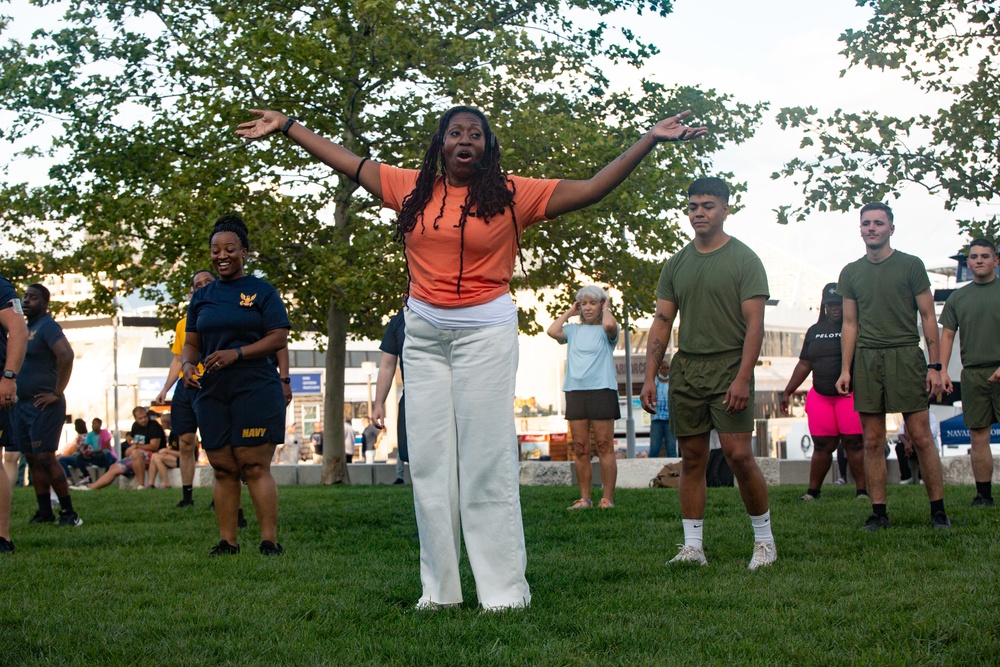 Line Dancing into Fleet Week Baltimore 22