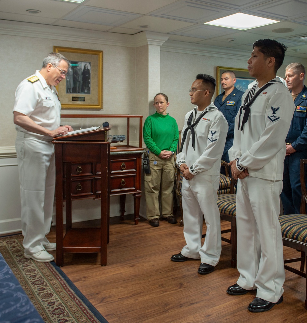 The Harry S. Truman Carrier Strike Group is operating in the Atlantic Ocean in support of naval operations to maintain maritime stability and security in order to ensure access, deter aggression and defend U.S., allied and partner interest.