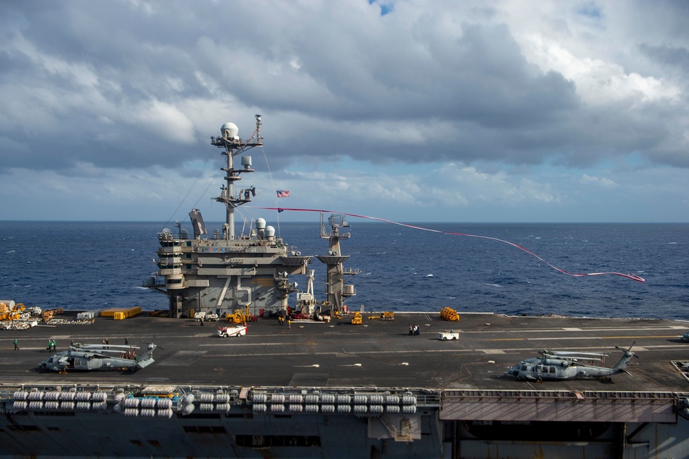 The Harry S. Truman Carrier Strike Group is operating in the Atlantic Ocean in support of naval operations to maintain maritime stability and security in order to ensure access, deter aggression and defend U.S., allied and partner interest.