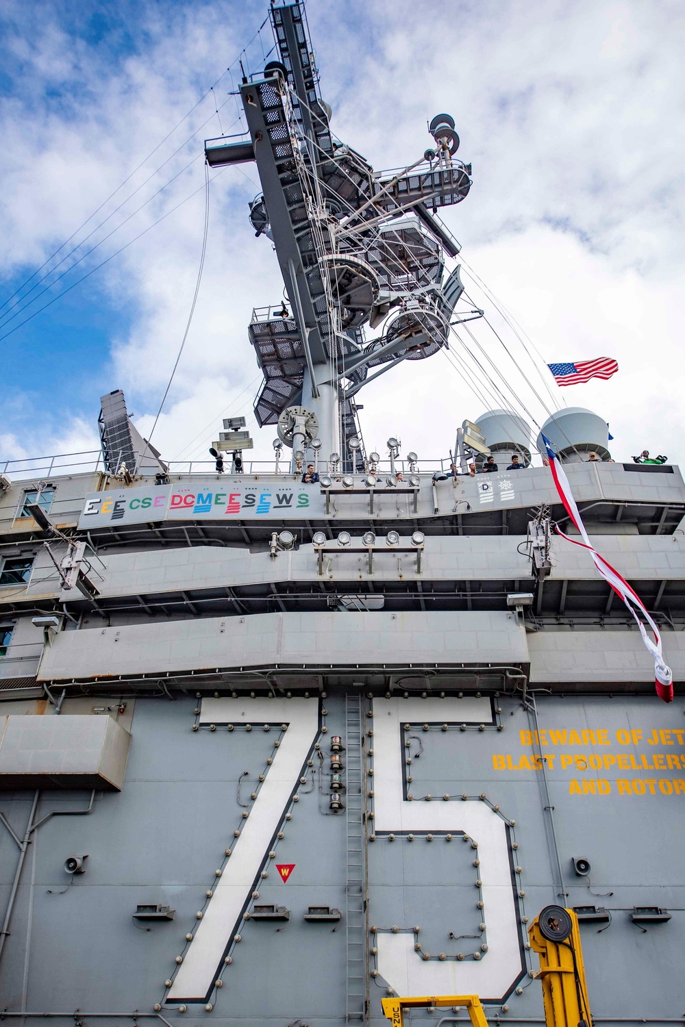 The Harry S. Truman Carrier Strike Group is operating in the Atlantic Ocean in support of naval operations to maintain maritime stability and security in order to ensure access, deter aggression and defend U.S., allied and partner interest.