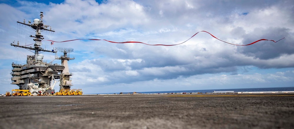 The Harry S. Truman Carrier Strike Group is operating in the Atlantic Ocean in support of naval operations to maintain maritime stability and security in order to ensure access, deter aggression and defend U.S., allied and partner interest.