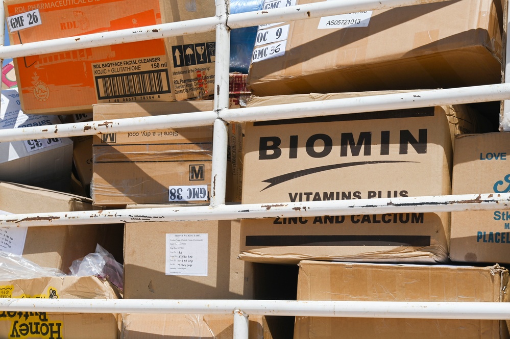 C-130’s land in Baucau with medical supplies for Pacific Angel 22-4