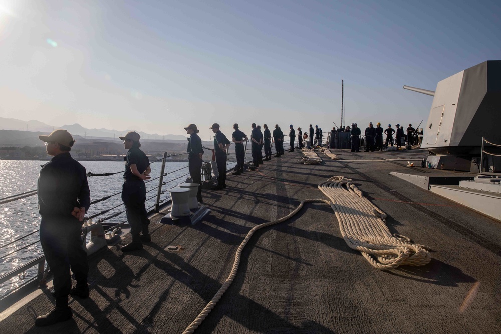 USS Nitze (DDG 94) Port of Aqaba, Jordan