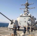 USS Nitze (DDG 94) departs the Port of Aqaba, Jordan