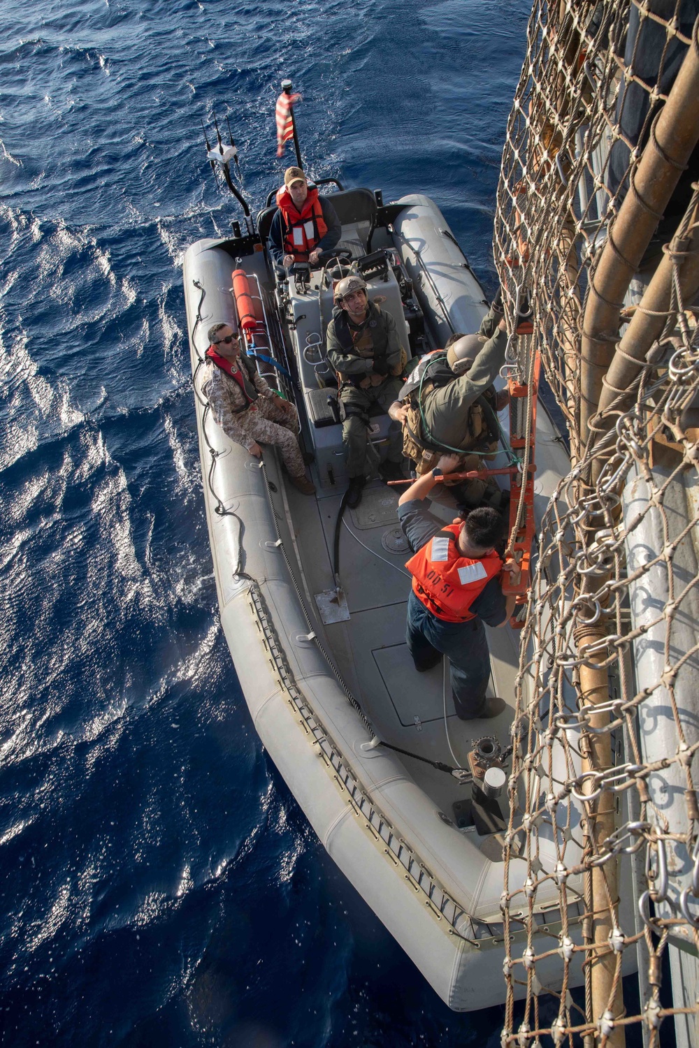 USS Nitze (DDG 94) departs the Port of Aqaba, Jordan