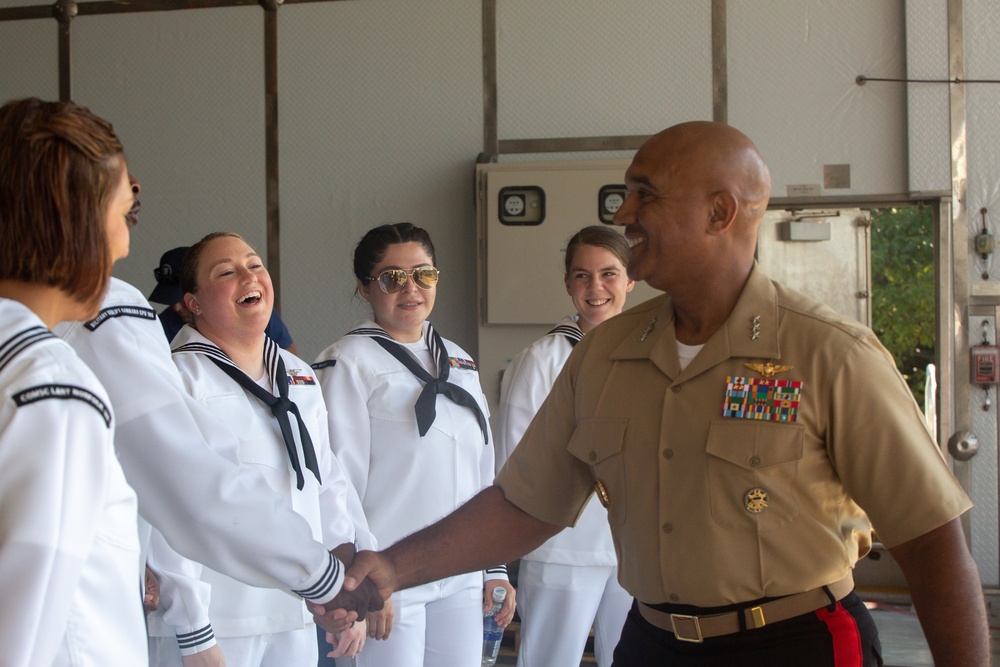 Visiting the USNS Newport