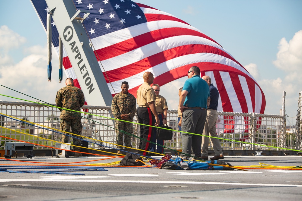 Visiting the USNS Newport