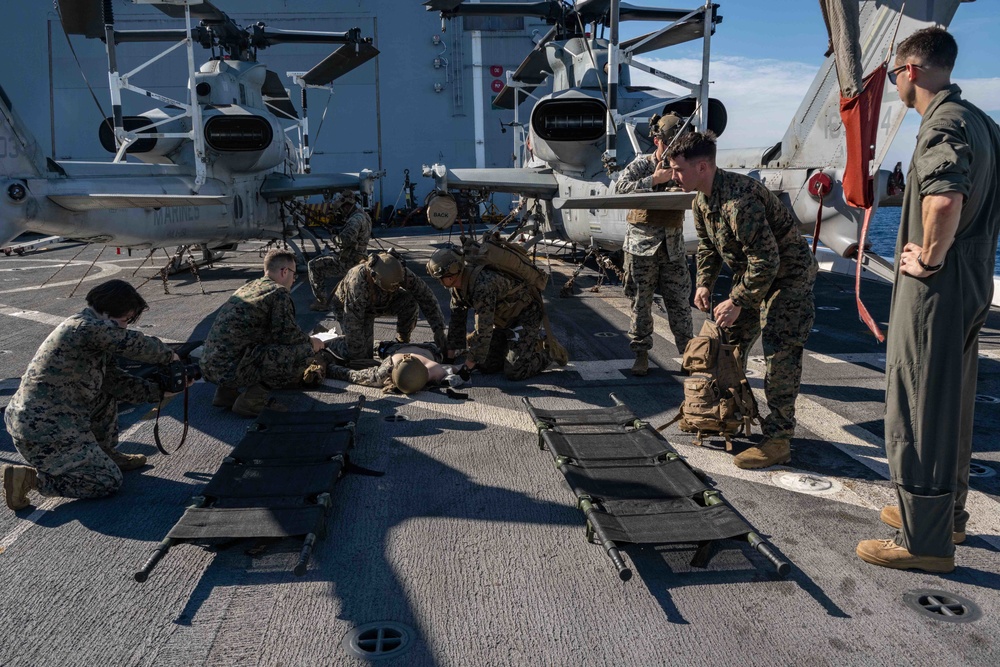 Static CASREP Exercise with the 31st MEU aboard USS New Orleans September 5, 2022