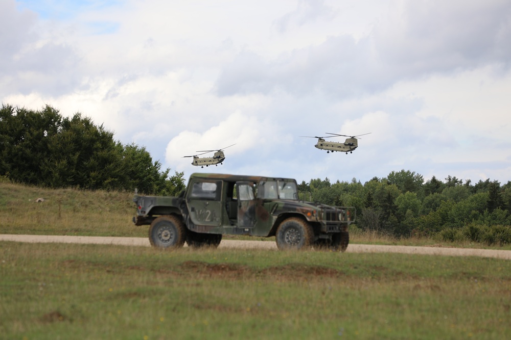 12th CAB flies during Saber Junction