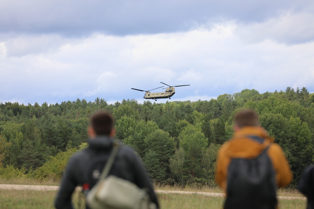 12th CAB flies during Saber Junction