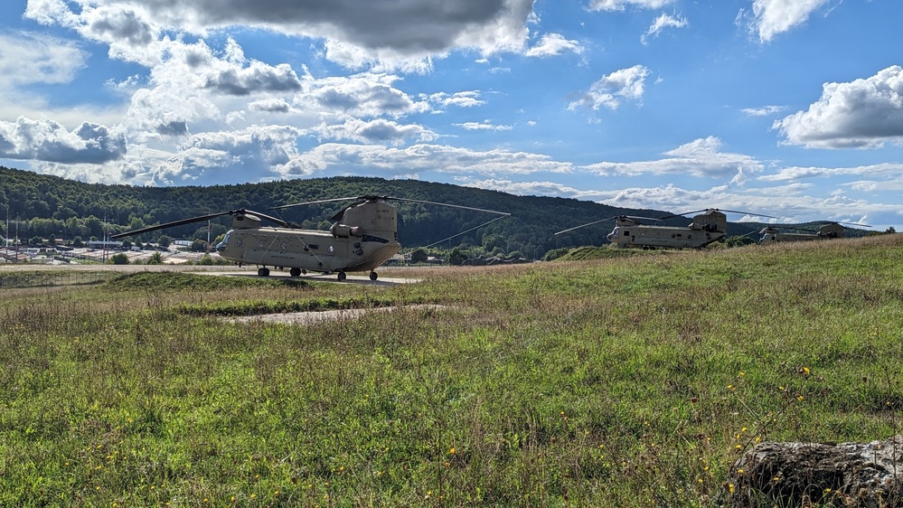 12th CAB flies during Saber Junction