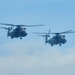 Two MH-53E Sea Dragon Helicopter Fly Over Baltimore During Maryland Fleet Week