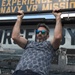 Air Force Veteran Participates in a Pull-up Challenge During Maryland Fleet Week