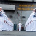 USS Ronald Reagan (CVN 76) Conducts Morning Colors