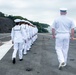 USS Ronald Reagan (CVN 76) Conducts Morning Colors