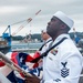 USS Ronald Reagan (CVN 76) Conducts Morning Colors