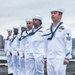 USS Ronald Reagan (CVN 76) Conducts Morning Colors