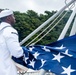 USS Ronald Reagan (CVN 76) Conducts Morning Colors