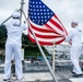 USS Ronald Reagan (CVN 76) Conducts Morning Colors