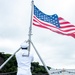 USS Ronald Reagan (CVN 76) Conducts Morning Colors